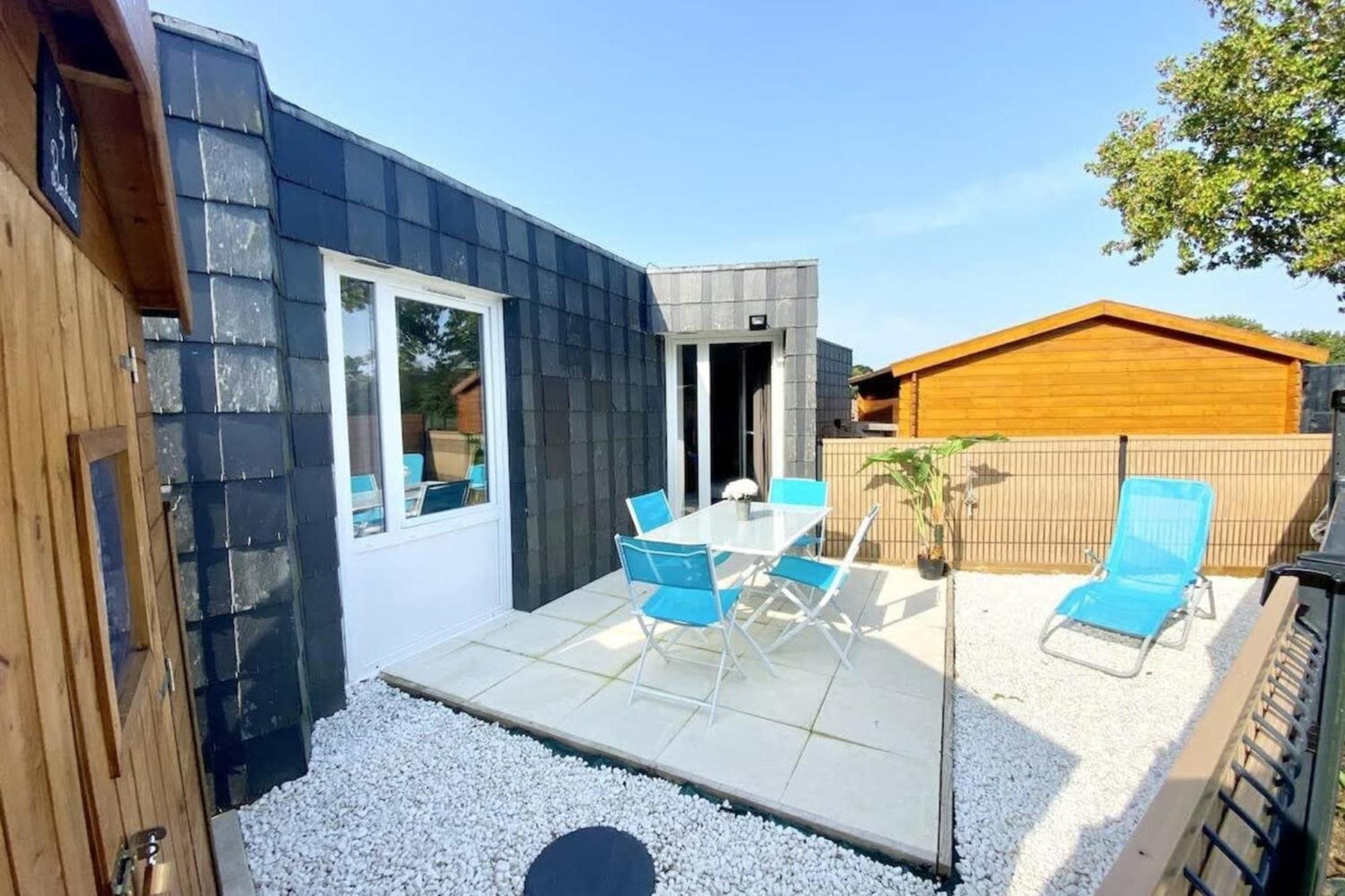 Maisonnette Ultra Cosy Bord De Mer Terrasse Гидель Экстерьер фото